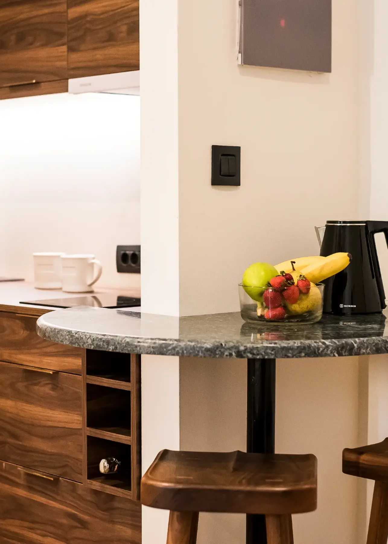 Superior Room with Balcony at Gaia Athens - kitchenette